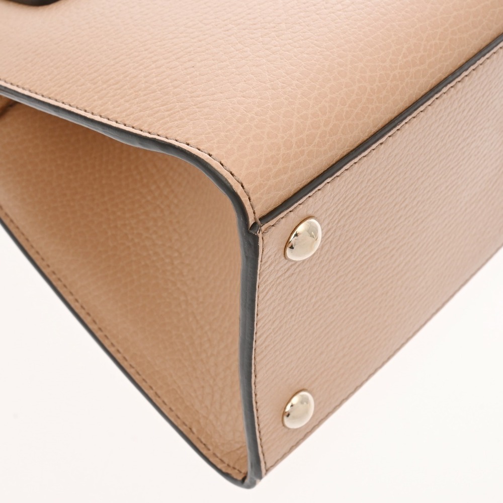 GUCCI Soho Interlocking Beige Tan Calfskin Handbag - Picture 8 of 10